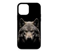 Carcasa para iPhone 12 Mini Lobo Dire Cara Luz De Luna Bosque Fauna Silvestre Naturaleza