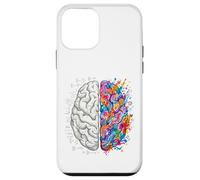Carcasa para iPhone 12 Mini Lógica Cerebro vs Creatividad Arte y Ciencia Mente Concepto
