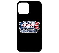 Carcasa para iPhone 12 Mini Los Hombres fueron Creados Iguales, los Mejores se convirtieron en Oficiales de policía de EE. UU