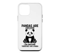 Carcasa para iPhone 12 Mini Los Pandas Son Impresionantes Soy Impresionante por lo Tanto, Soy un Panda