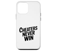 Carcasa para iPhone 12 Mini Los tramposos Nunca ganan una Cita Motivacional para los Amantes de la Vida