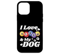 Carcasa para iPhone 12 Mini Love Bingo and Dogs Night Lucky Game Party