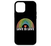 Carcasa para iPhone 12 Mini Love is Love Rainbow Vintage Pride LGBTQ