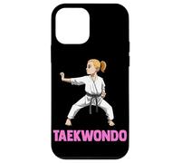 Carcasa para iPhone 12 Mini Luchador De Taekwondo MMA Chica Practicante De Taekwondo