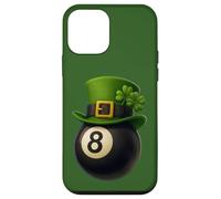 Carcasa para iPhone 12 Mini Lucky Eight 8 Ball Shirt with Shamrock and Four Leaf Clover