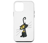 Carcasa para iPhone 12 Mini Lucky Lindo Gato Negro Dibu