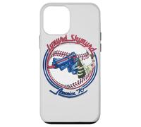 Carcasa para iPhone 12 Mini Lynyrd Skynyrd - Pistola de béisbol de Esqueleto con Bandera de Estados Unidos