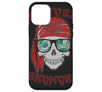 Carcasa para iPhone 12 Mini Lynyrd Skynyrd - Plantilla de Calavera de Hombre Simple Pirata Retro Rock