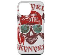 Carcasa para iPhone 12 Mini Lynyrd Skynyrd Skull Crossbones Simple Hombre Pirata Rock Retro