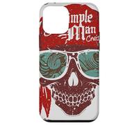 Carcasa para iPhone 12 Mini Lynyrd Skynyrd Skull Crossbones Simple Man Pirata Retro Rock