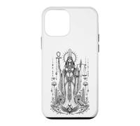 Carcasa para iPhone 12 Mini Maat Pluma Verdad Antiguo Egipcio Equilibrio Mito Arte
