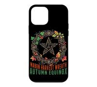 Carcasa para iPhone 12 Mini Mabon Harvest Wreath Autumn Equinoccio Rueda del Año Pagano