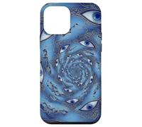 Carcasa para iPhone 12 Mini Mal de Ojo Espiral Protección mística Espiritual Boho Ojos