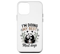 Carcasa para iPhone 12 Mini Mamá Panda Doing My Best Most Days Cute Baby Cub Bear