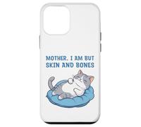 Carcasa para iPhone 12 Mini Mamá, Soy Pero Piel y Huesos Gracioso Gato mamá Amante de los Gatos