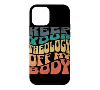Carcasa para iPhone 12 Mini Mantén tu teología Fuera de mi Cuerpo Pro Choice Feminista