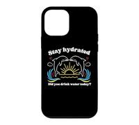 Carcasa para iPhone 12 Mini MANTENTE HIDRATADO - ¿BEBISTE Agua Hoy? Delfines