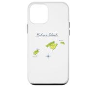Carcasa para iPhone 12 Mini Mapa Islas Baleares Mallorca Ibiza Menorca Travel