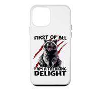 Carcasa para iPhone 12 Mini Mapache Sarcasmo descarado Mapache Caos Basura Panda