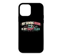 Carcasa para iPhone 12 Mini Máquina de Coser Divertida My Sewing Room Is My Happy Place