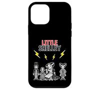 Carcasa para iPhone 12 Mini Mary Shelley De Pequeña con Sus Muñecos Frankenstein