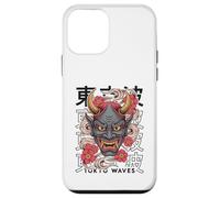 Carcasa para iPhone 12 Mini Máscara Japonesa de Diablo Hannya Demonio japonés Oni Máscara Yokai Oni