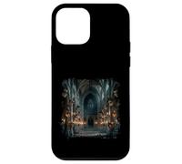 Carcasa para iPhone 12 Mini Máscaras góticas Salón Oscuro Mascarada Catedral Escena Diseño