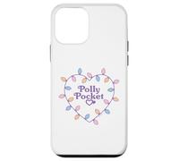 Carcasa para iPhone 12 Mini Mattel - Polly Pocket Holidays - Luces de corazón de Navidad