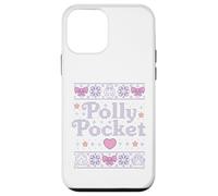 Carcasa para iPhone 12 Mini Mattel - Polly Pocket - Suéter navideño con Lazos y Copo de Nieve