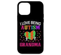 Carcasa para iPhone 12 Mini Me Encanta ser un Autista, Abuela, arcoíris, Rompecabezas, Amor, Chico y niña