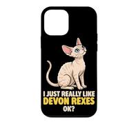 Carcasa para iPhone 12 Mini Me Gusta Mucho Devon Rexes Ok Animal Lover Cute Cat