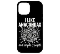 Carcasa para iPhone 12 Mini Me Gustan Las anacondas y Tal Vez 3 Personas Herping Zoo