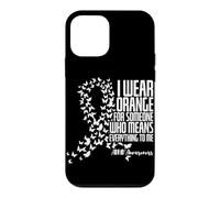 Carcasa para iPhone 12 Mini Me Pongo Naranja para Alguien Que Significa Todo para mí TDAH