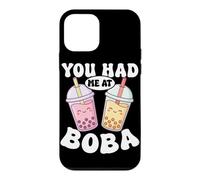 Carcasa para iPhone 12 Mini Me tenías en Boba Bubble Tea Funny Kawaii Boba Tea