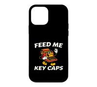 Carcasa para iPhone 12 Mini Mechanical Keyboard Feed Me Key Caps Retro Typist