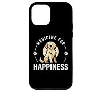 Carcasa para iPhone 12 Mini Medicina para la Felicidad Raza de Perro Golden Retriever