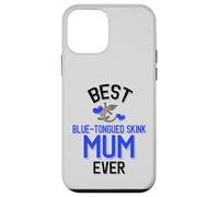 Carcasa para iPhone 12 Mini Mejor Reptil Lindo de la Madre eslizante de Lengua Azul