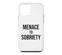 Carcasa para iPhone 12 Mini Menace to Sobriety Anniversary Mens Womens Sober AA Recovery