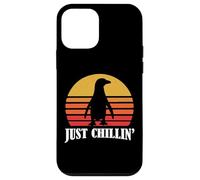 Carcasa para iPhone 12 Mini Mens Womens Kids Retro Vintage Just Chillin' Penguin Lover