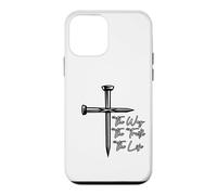 Carcasa para iPhone 12 Mini Mensaje Inspirador de The Way The Truth The Life Sacrifice
