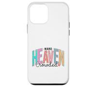 Carcasa para iPhone 12 Mini Mensaje Retro Cristiano del Cielo Cruz fe