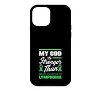 Carcasa para iPhone 12 Mini Mi Dios es más Fuerte Que la Conciencia del Linfoma no Hodgkin