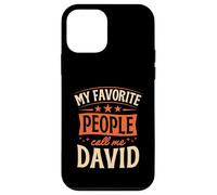 Carcasa para iPhone 12 Mini Mi Gente Favorita me Llama David Nombre Personalizado