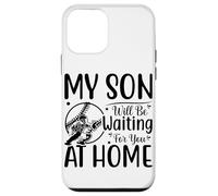 Carcasa para iPhone 12 Mini Mi Hijo te estará Esperando en casa béisbol