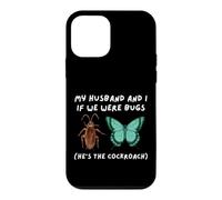 Carcasa para iPhone 12 Mini Mi Marido y yo si fuéramos bichos Divertido cucaracha Meme Esposa