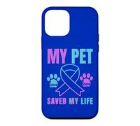 Carcasa para iPhone 12 Mini Mi Mascota salvó mi Vida Prevención del Suicidio Emocional Perro Gato