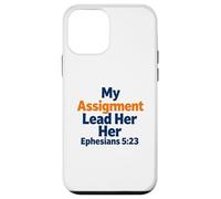 Carcasa para iPhone 12 Mini Mi misión Lleva a Sus Efesios 5:23 Fe Cristiana