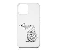 Carcasa para iPhone 12 Mini Michigan Camping Adventure UP & Lower Peninsula Outdoor
