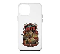 Carcasa para iPhone 12 Mini Midnight Bite Diner Spooky Skeleton Chef Gráfico