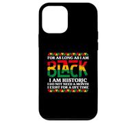 Carcasa para iPhone 12 Mini Mientras Sea Negro Soy el histórico Mes de la Historia Negra